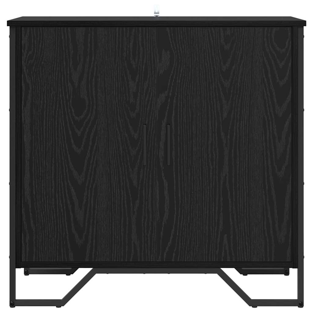 Console table Black 78 x 35.5 x 74.5 cm Engineered wood