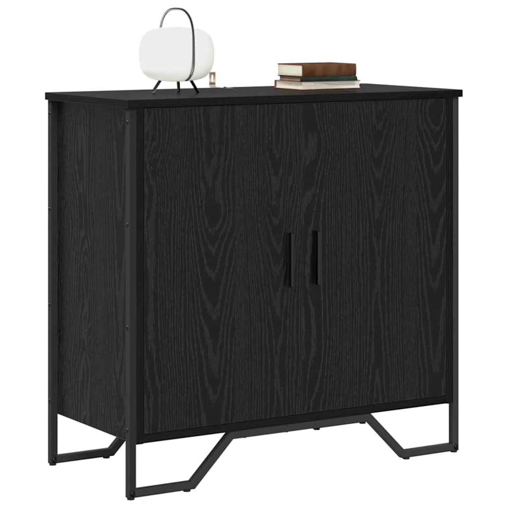 Console table Black 78 x 35.5 x 74.5 cm Engineered wood