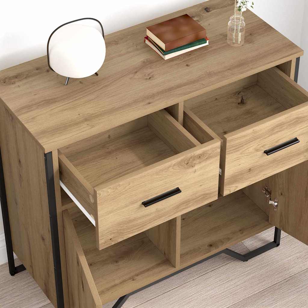 Kabalas artisano ąžuolo 79.5 x 35.5 x 74.5 cm Apdirbta mediena