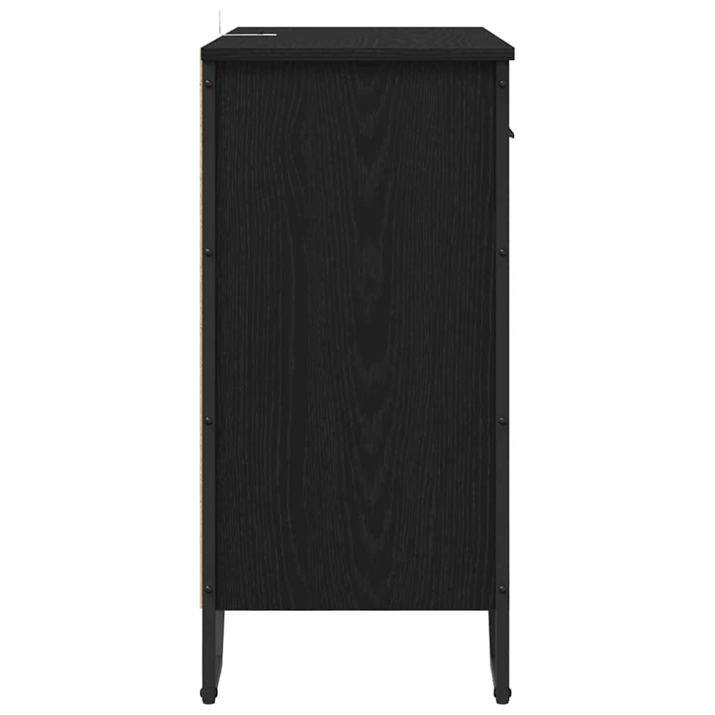 Kabalas juoda ąžuolo 79.5 x 35.5 x 74.5 cm Apdirbta mediena