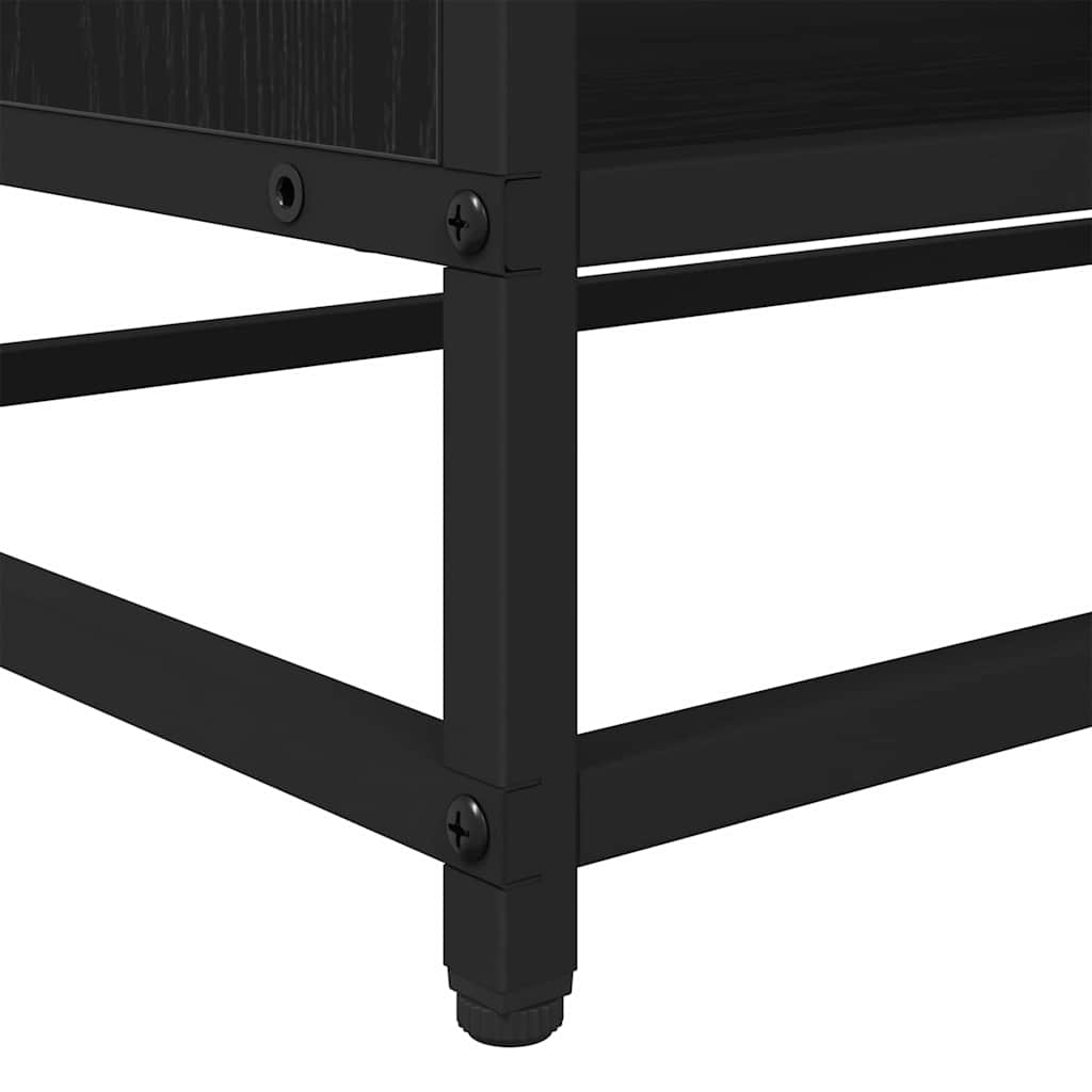 TV vienetai Juodas ąžuolas 61 x 40 x 46 cm Apdirbta mediena
