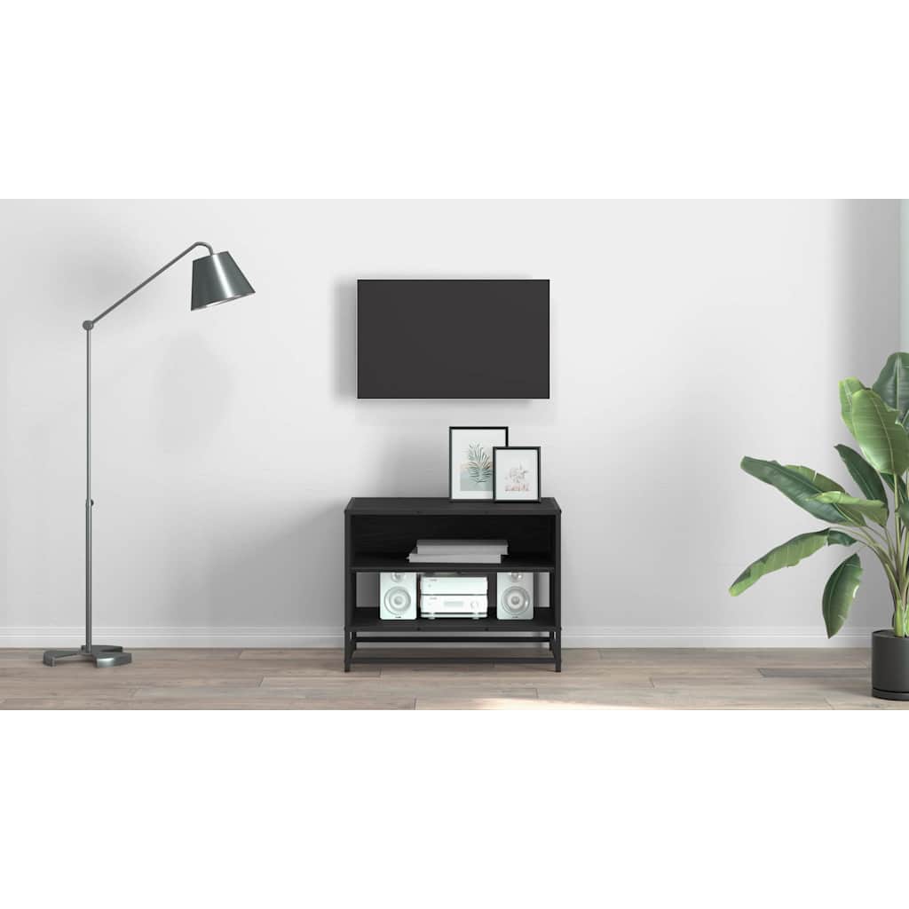 TV vienetai Juodas ąžuolas 61 x 40 x 46 cm Apdirbta mediena
