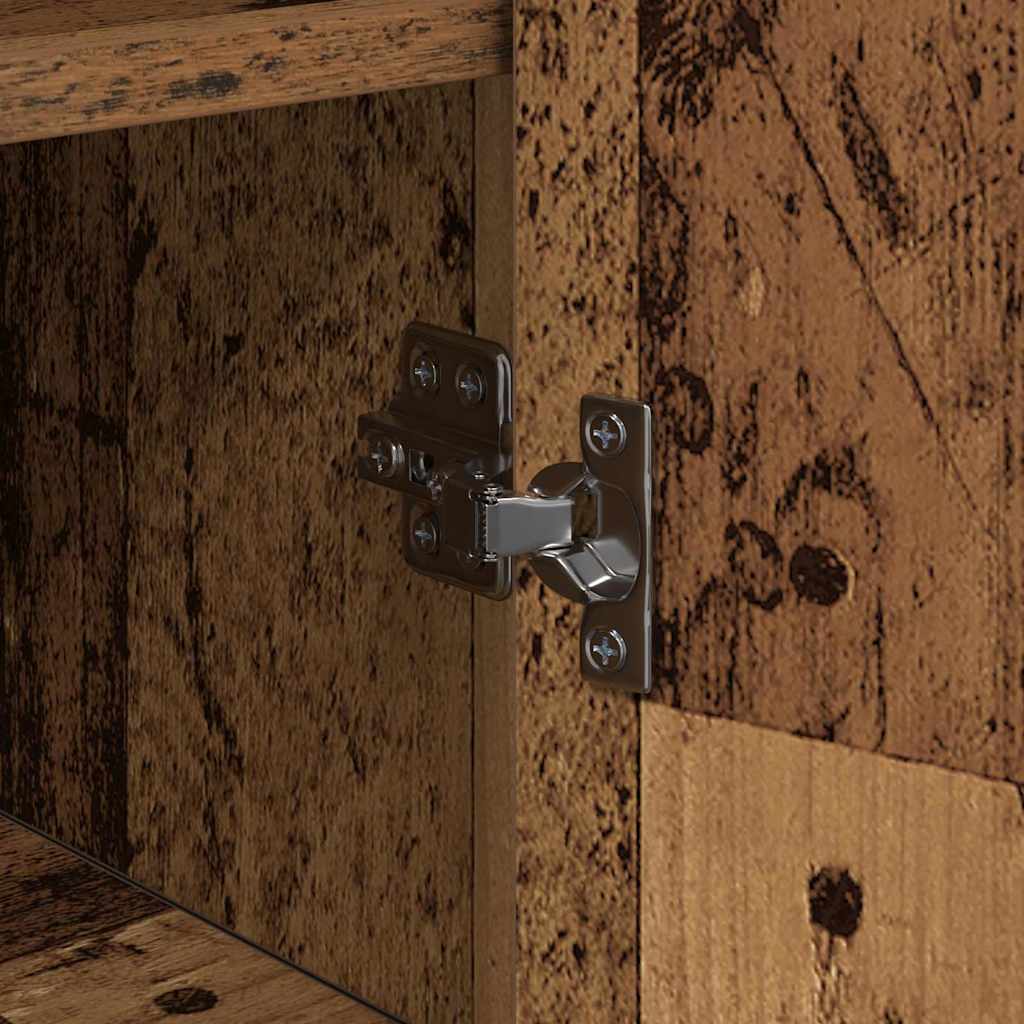 Reclaimed Wood Cabinet 35 x 35.5 x 76 cm Processed wood