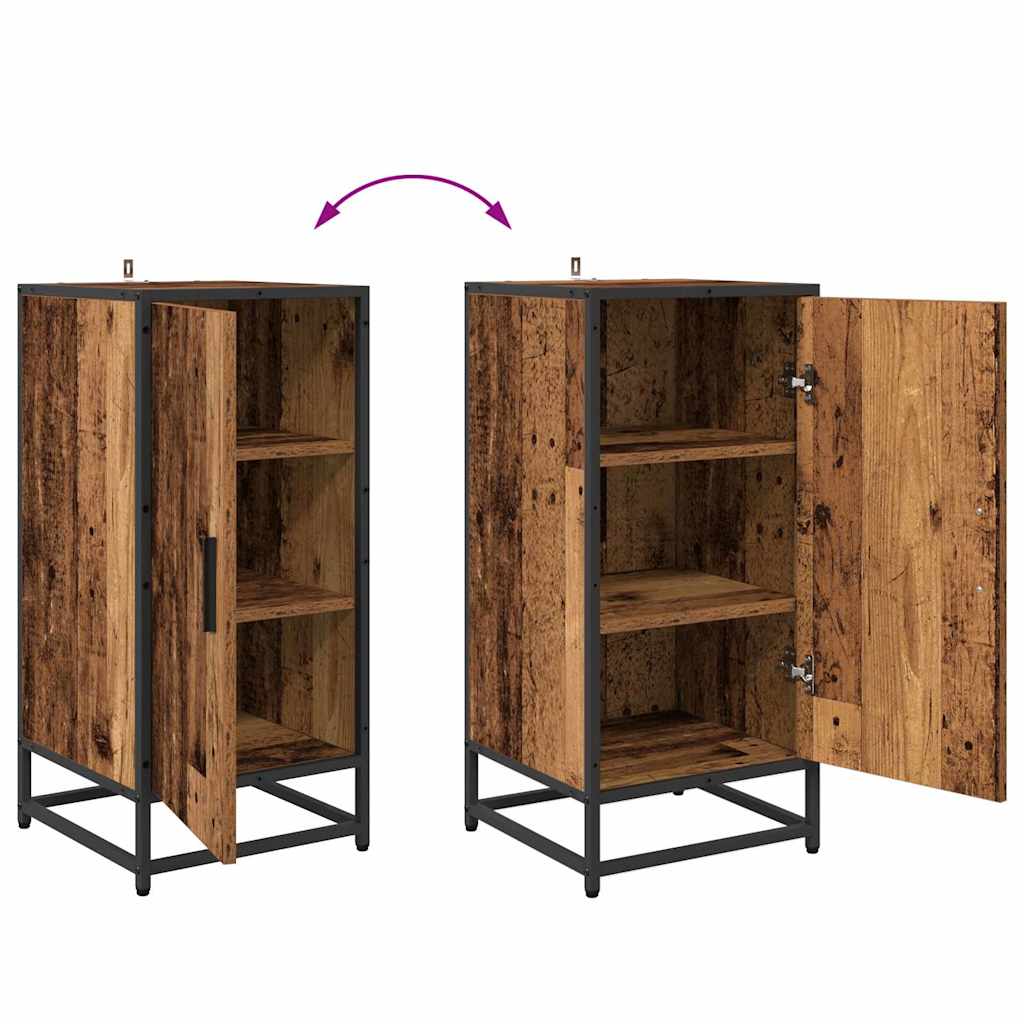 Reclaimed Wood Cabinet 35 x 35.5 x 76 cm Processed wood
