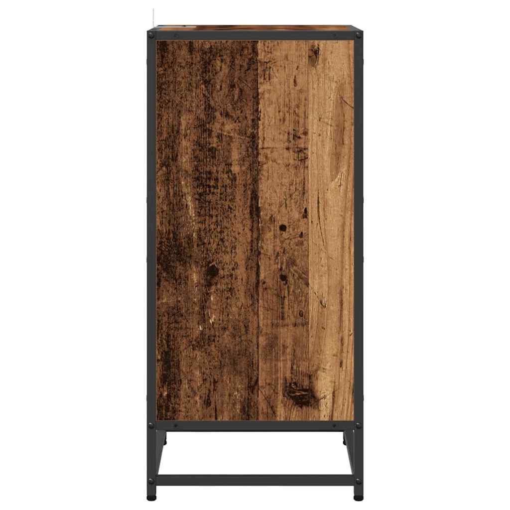 Reclaimed Wood Cabinet 35 x 35.5 x 76 cm Processed wood