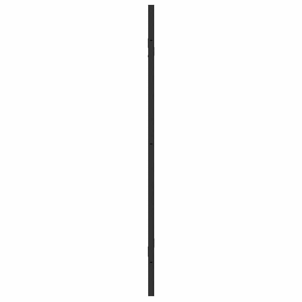 Dušo kabineto uždanga Juoda 130 x 138 cm ESG stiklas ir aliuminis