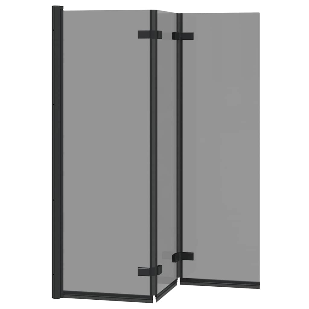 Dušo kabineto uždanga Juoda 130 x 138 cm