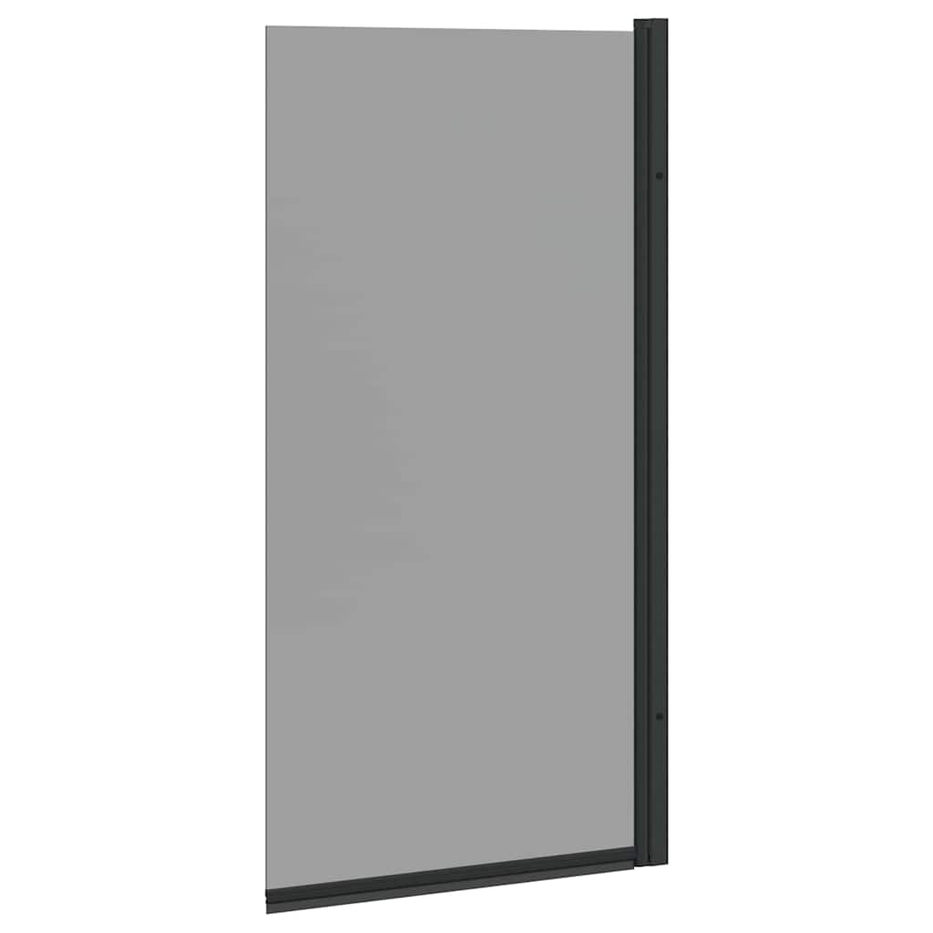 Vonios dušo ekranas Juoda 68 x 130 cm Grūdintas stiklas