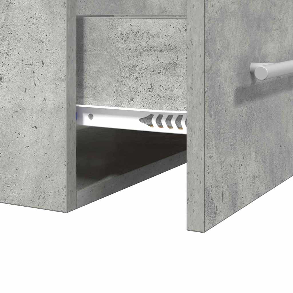 Wash basin cabinet with drawer Concrete grey 38.5 x 41 x 48 cm