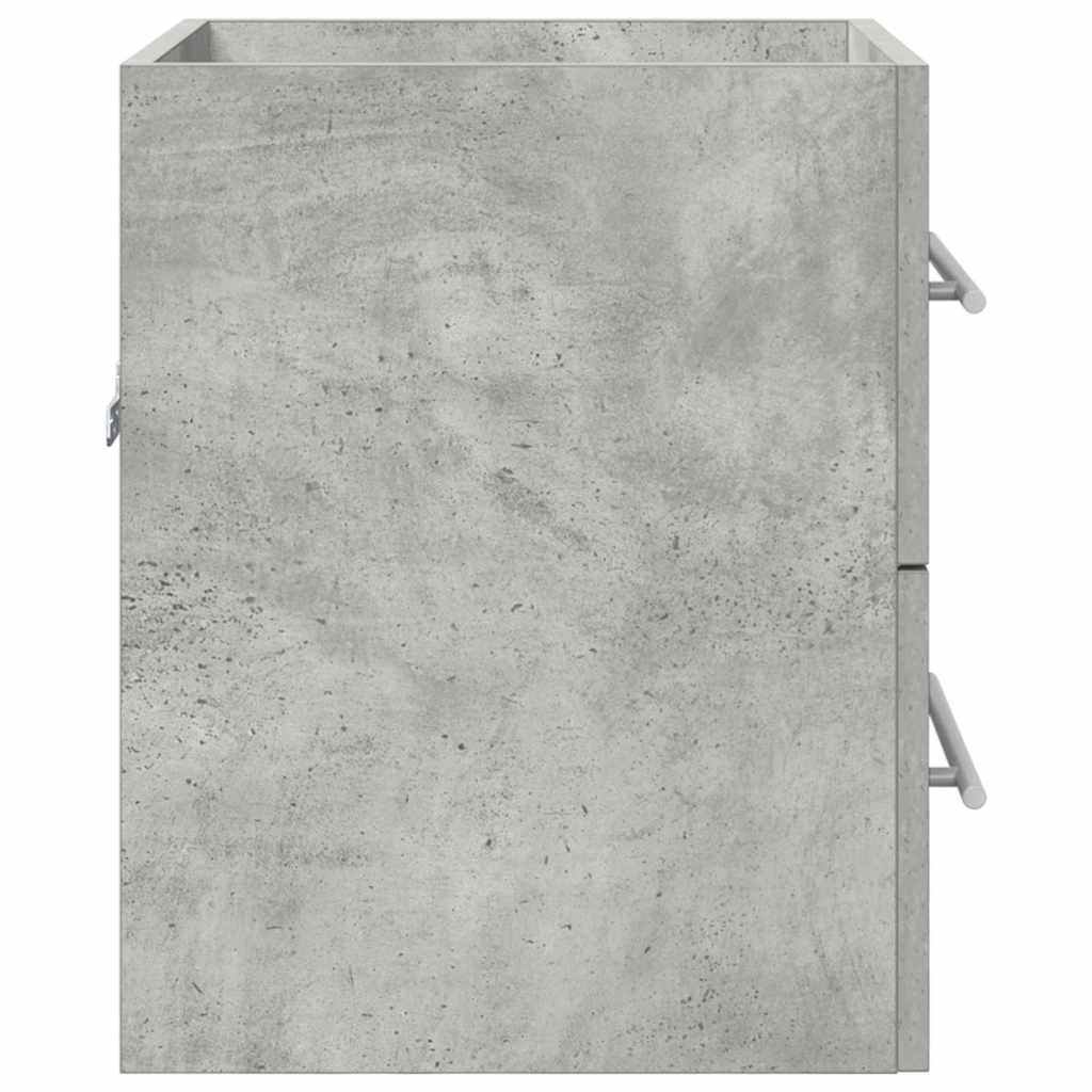 Wash basin cabinet with drawer Concrete grey 38.5 x 41 x 48 cm