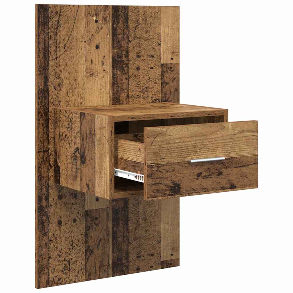 Šalia lovos spintelė 2 pcs Senas medis 50 x 32,5 x 80cm