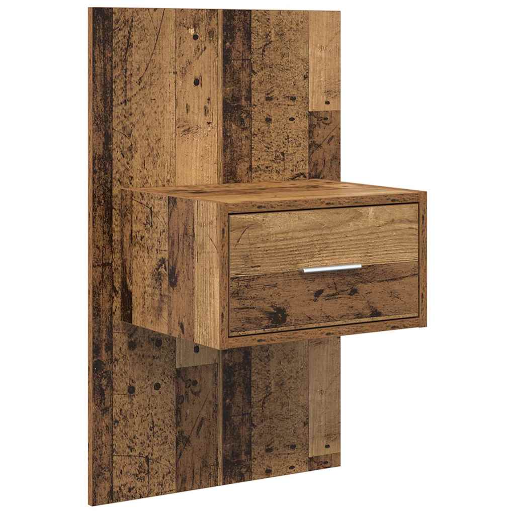 Šalia lovos spintelė 2 pcs Senas medis 50 x 32,5 x 80cm