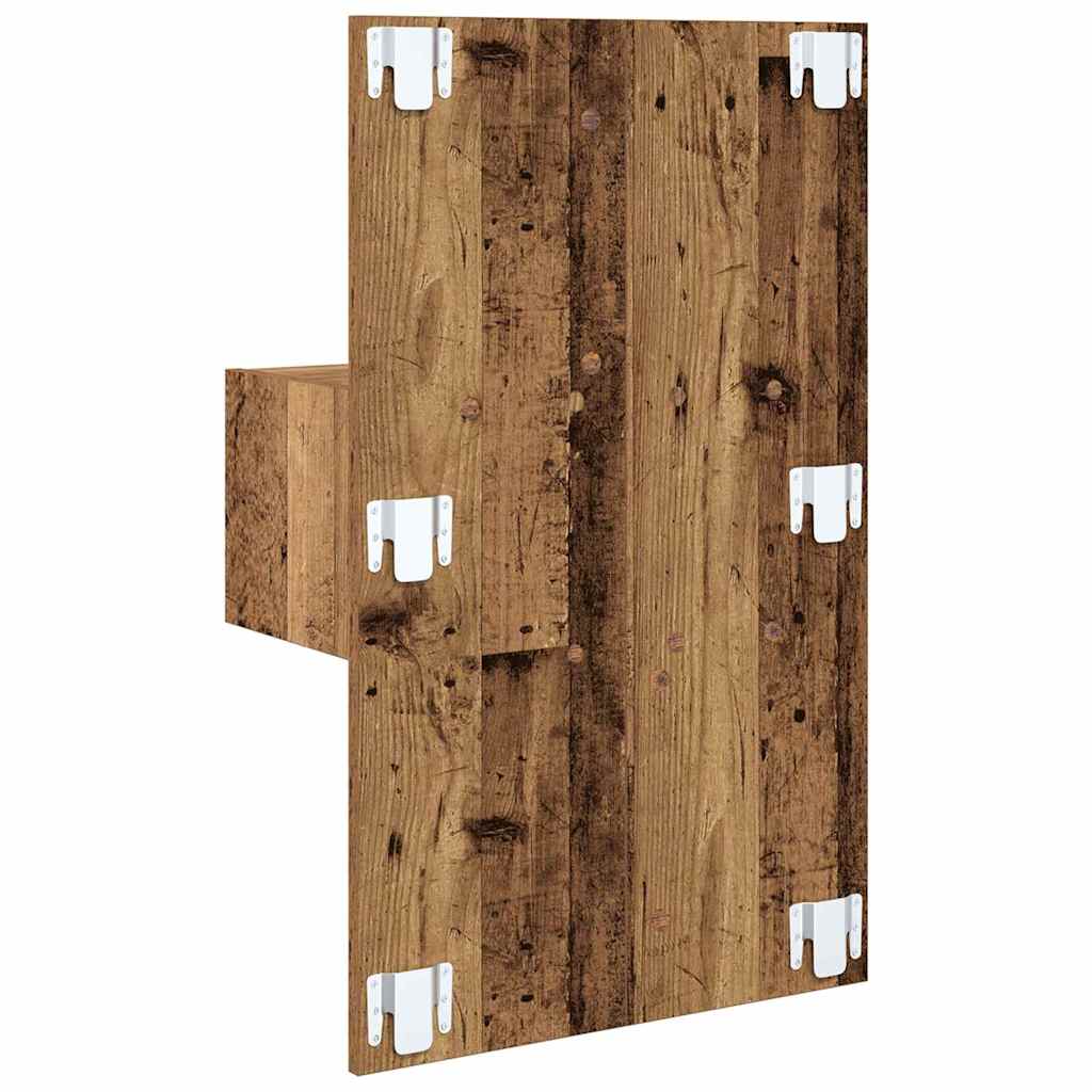Šalia lovos spintelė 2 pcs Senas medis 50 x 32,5 x 80cm