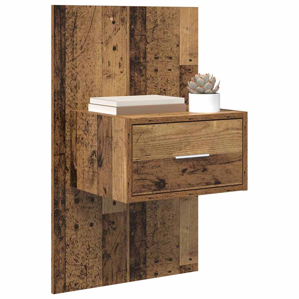 Šalia lovos spintelė 2 pcs Senas medis 50 x 32,5 x 80cm