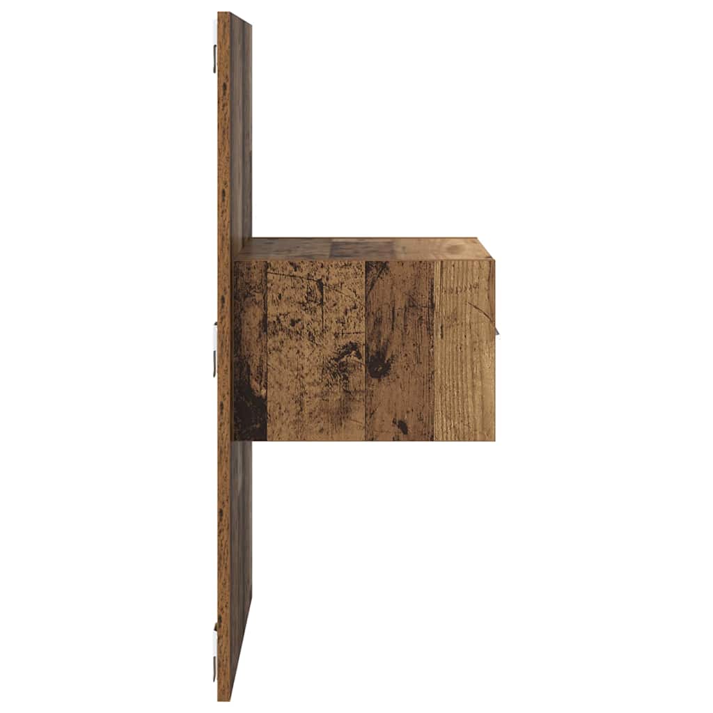 Šalia lovos spintelė 2 pcs Senas medis 50 x 32,5 x 80cm
