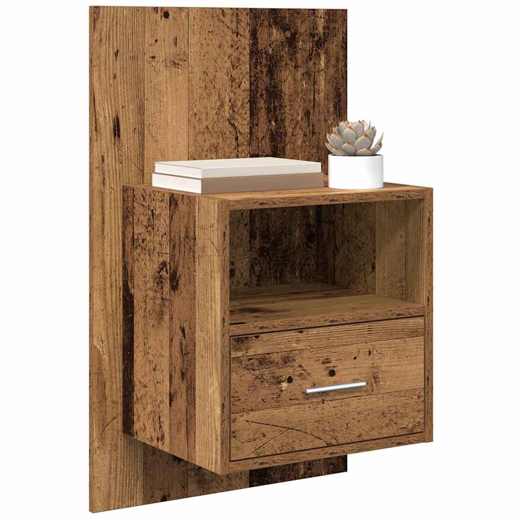 Šalia lovos spintelė 2 pcs Senas medis 50 x 32.5 x 80cm