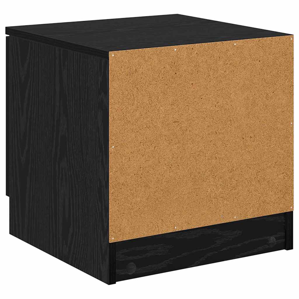 Lovos spintelė su stalčių 2 pcs Juodas ąžuolas 40 x 39 x 40cm