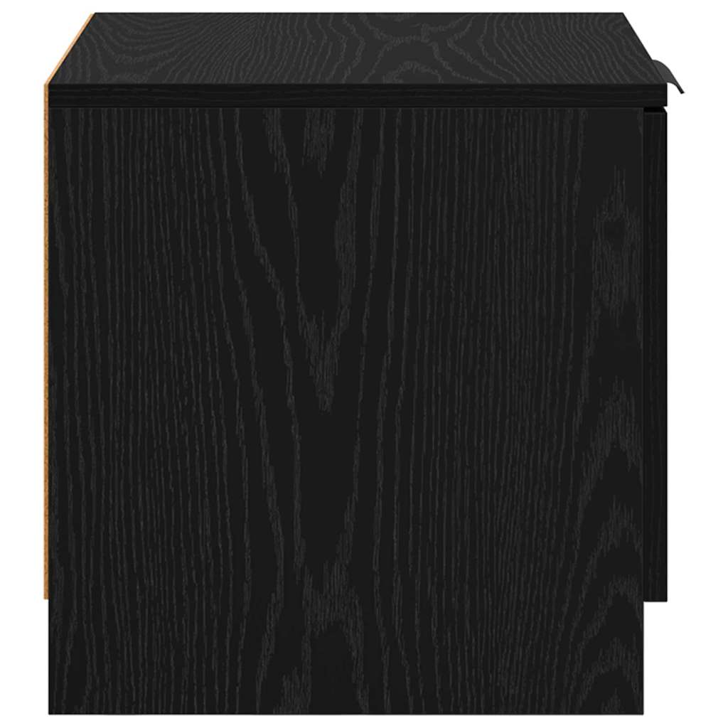 Lovos spintelė su stalčių 2 pcs Juodas ąžuolas 40 x 39 x 40cm