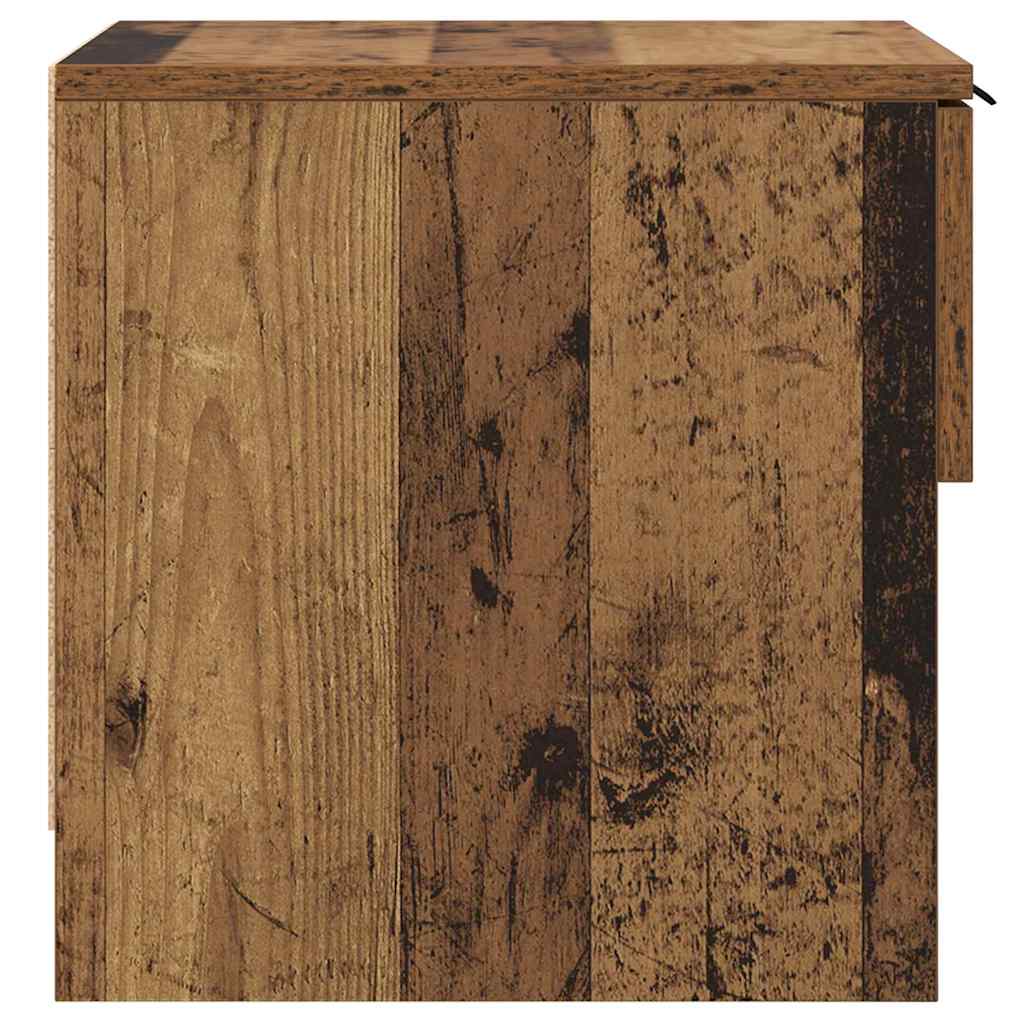 Bedside cabinet with drawers 2 pcs Reclaimed wood 40 x 39 x 40cm