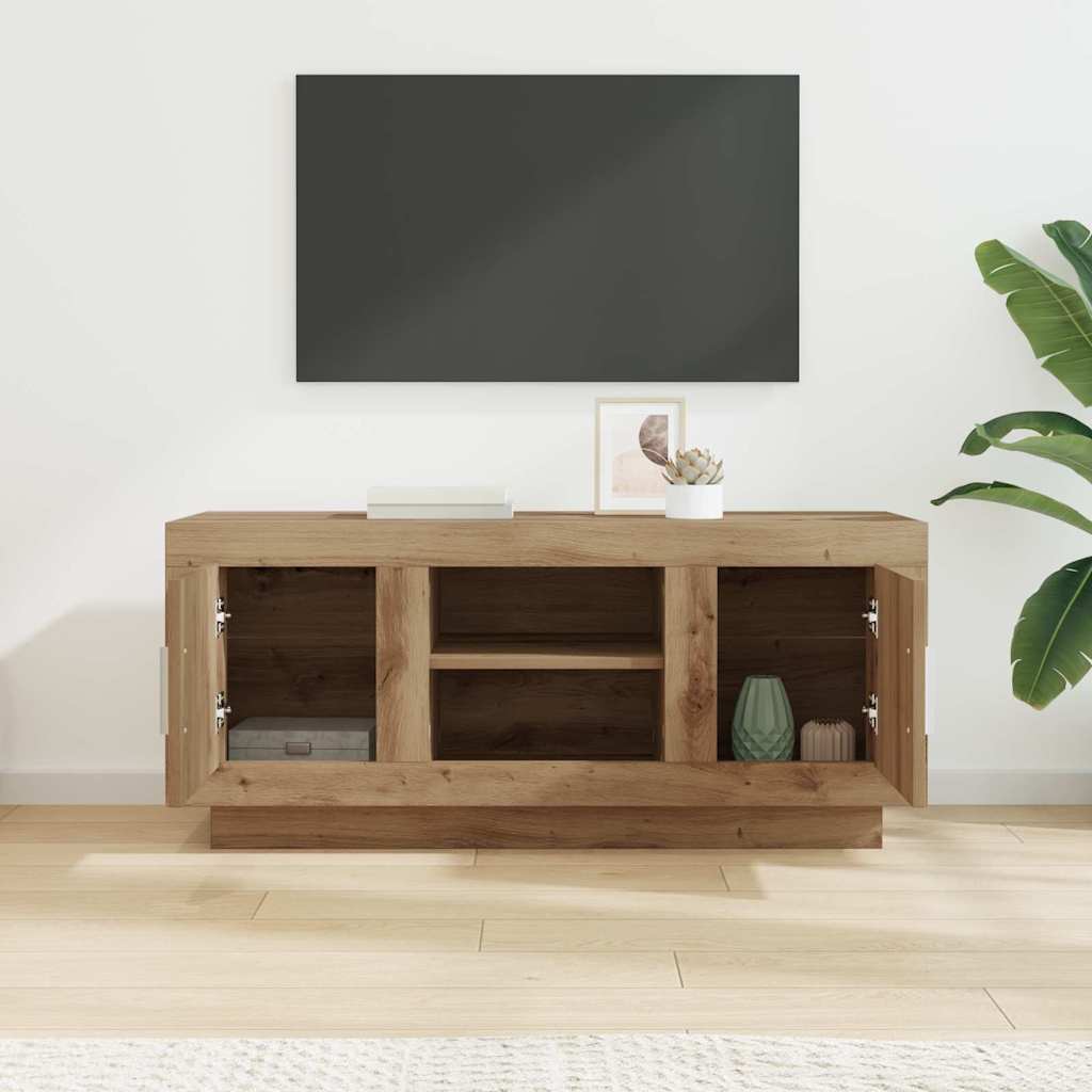 Televizoriaus spintelė Amatininkų ąžuolas 102 x 35 x 45 cm