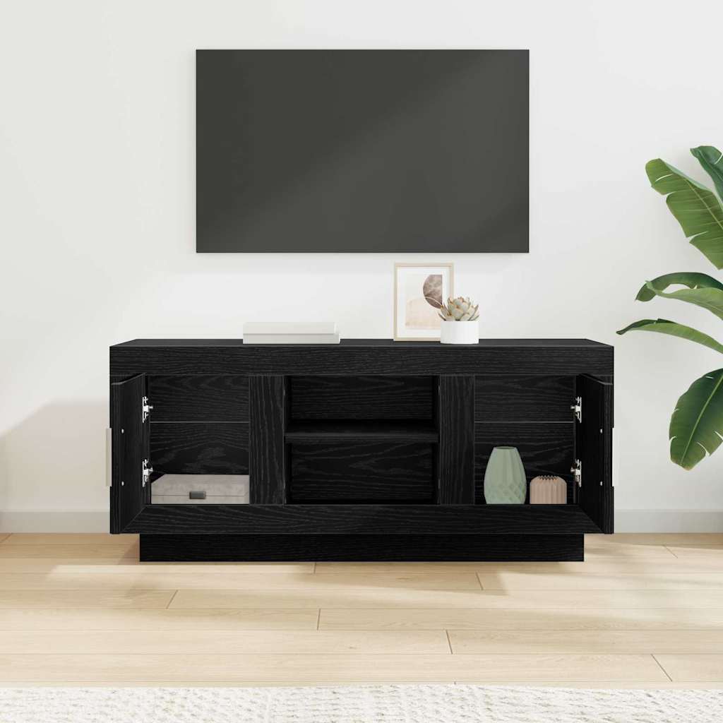 TV Cabinet Black Oak 102 x 35 x 45 cm
