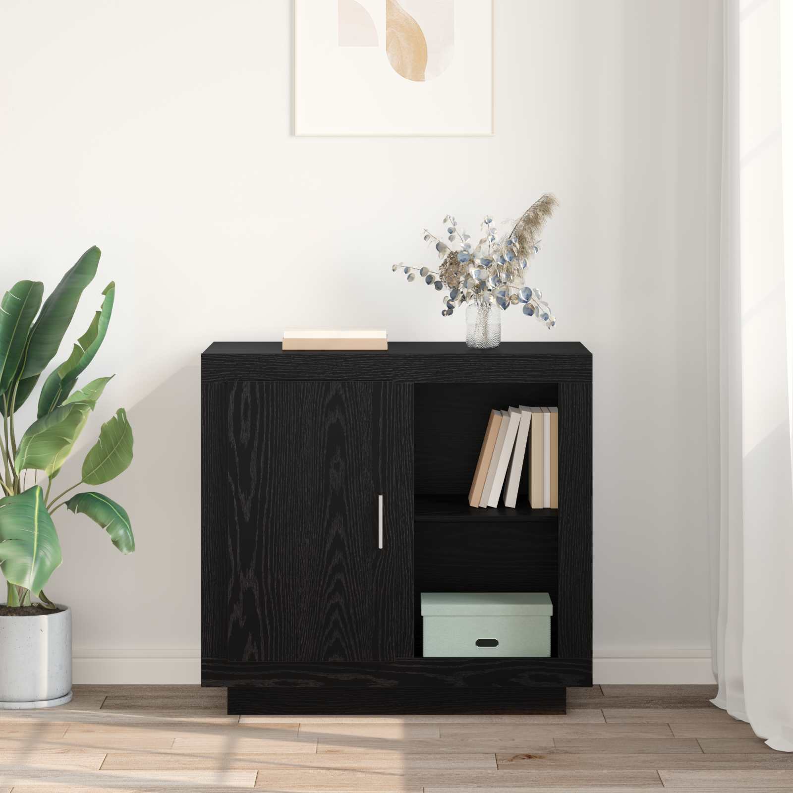 Kabalas Melnais ozols 80 x 40 x 75 cm Inženierijas koksne