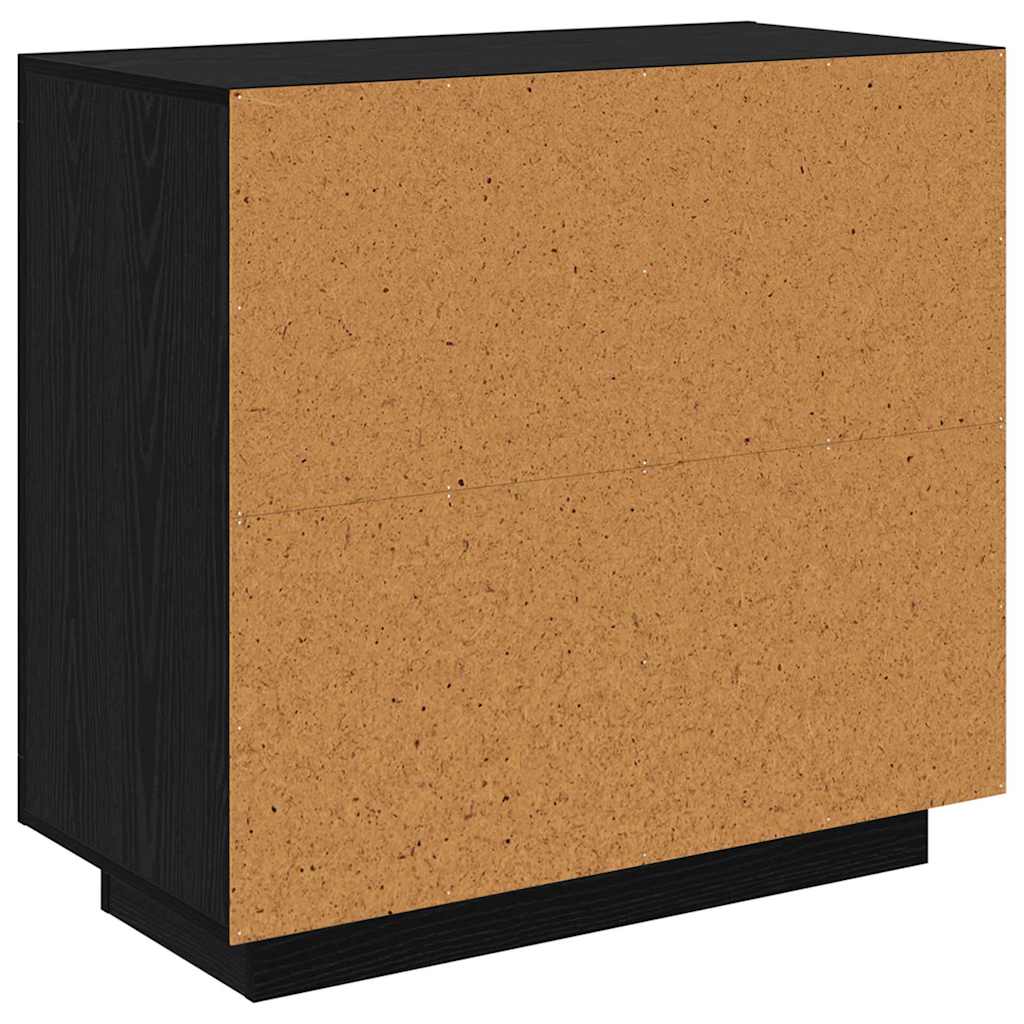 Kabalas juoda ąžuolo 40 x 80 x 75 cm Apdirbta mediena
