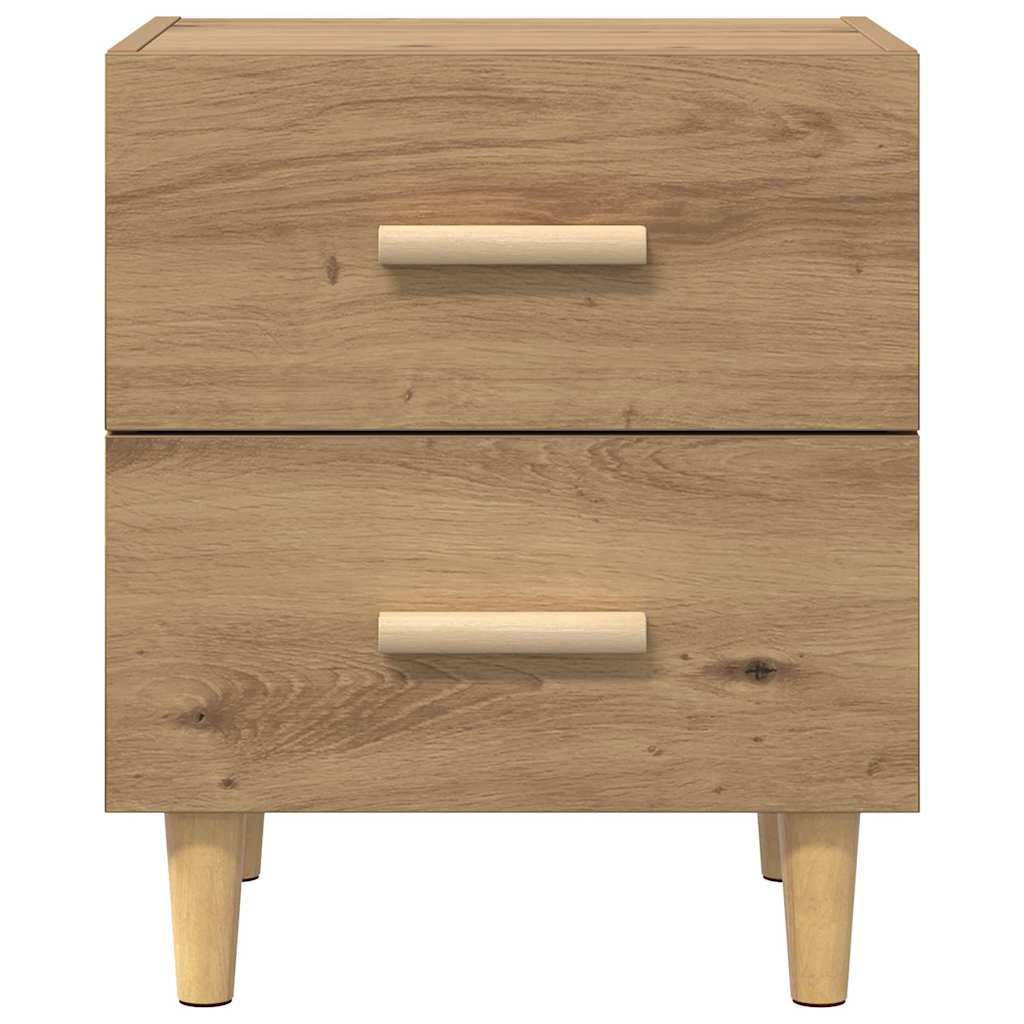 Lovos spintelė 2 pcs Amatininkų ąžuolas 40 x 35 x 47.5cm