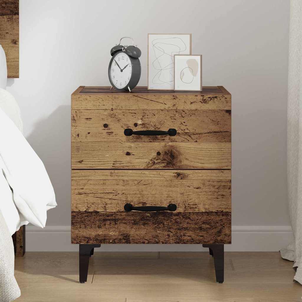 Bedside cabinet Old Wood 40 x 35 x 47.5 cm Solid wood