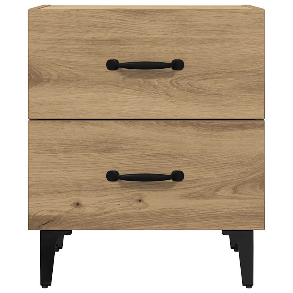 Bedside cabinet 2 pcs Artisan oak 40 x 35 x 47.5 cm