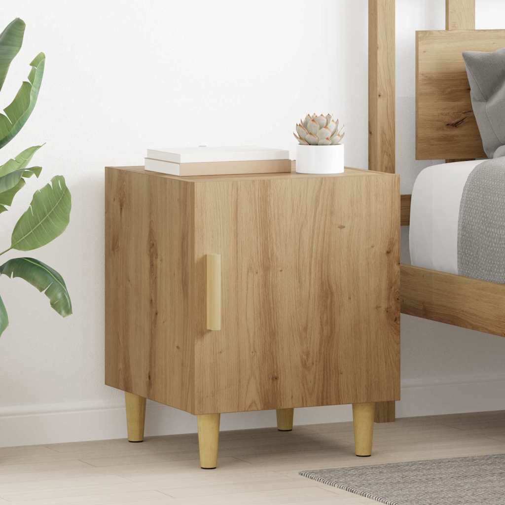Bedside table 2 pcs Artisan Oak 40 x 40 x 50 cm