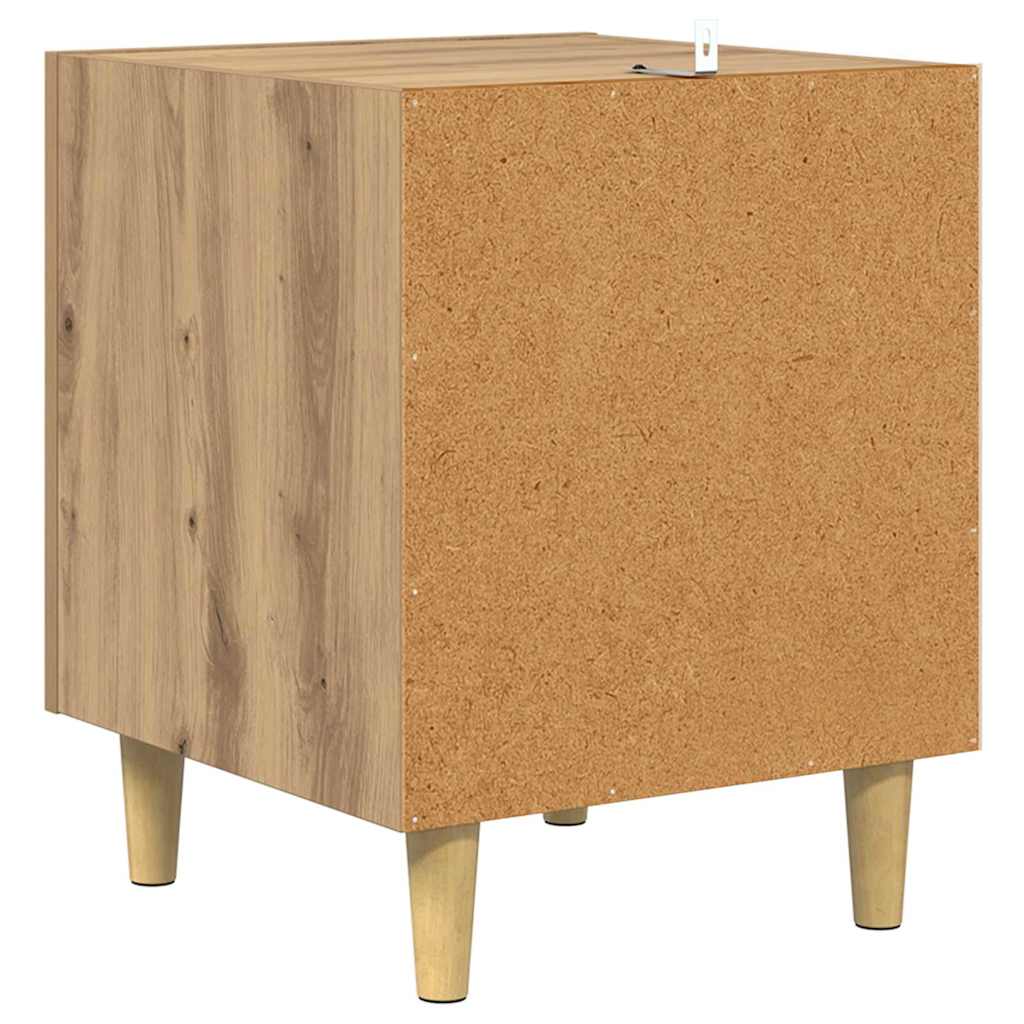 Bedside table 2 pcs Artisan Oak 40 x 40 x 50 cm