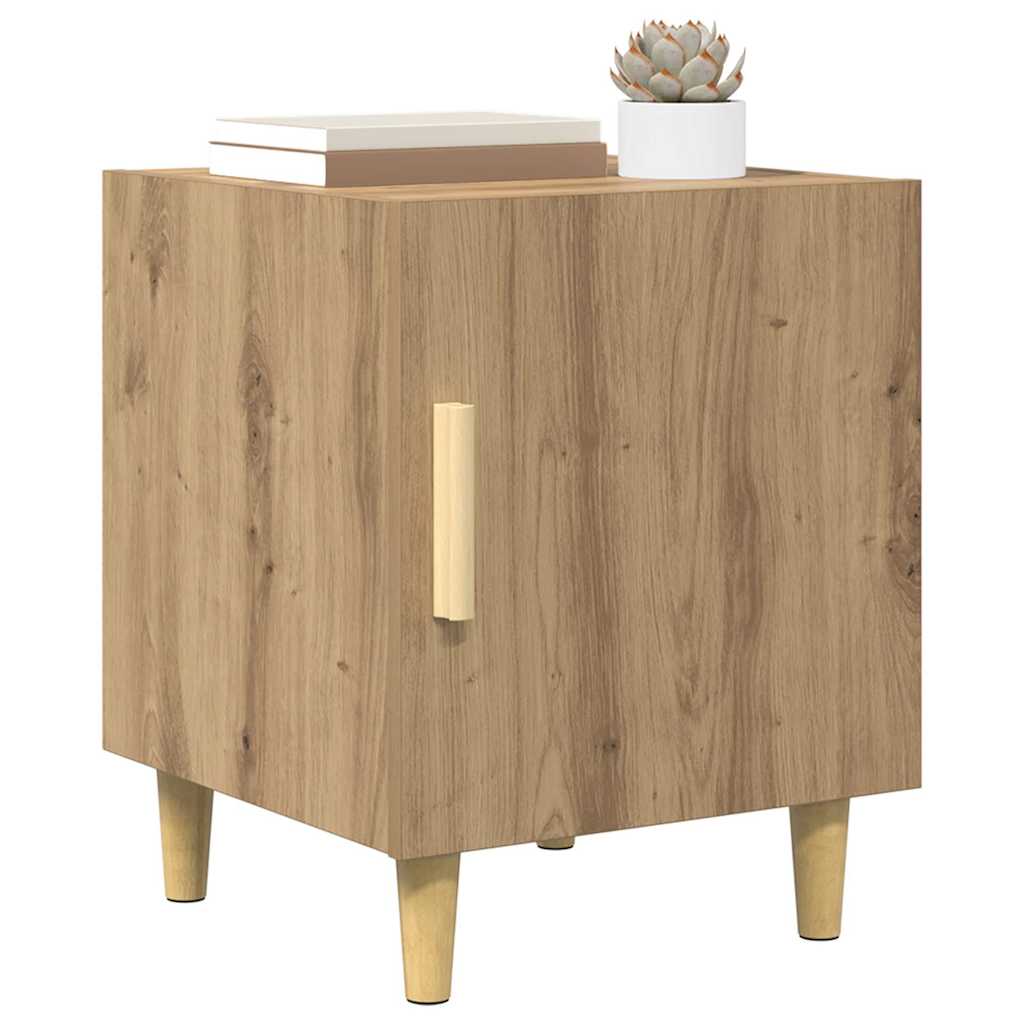 Bedside table 2 pcs Artisan Oak 40 x 40 x 50 cm