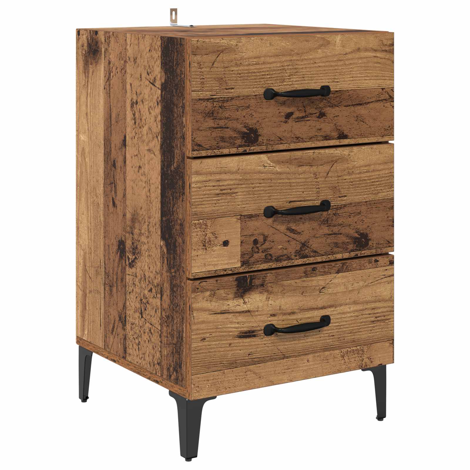 Bedside cabinet Old wood 40 x 40.5 x 66 cm