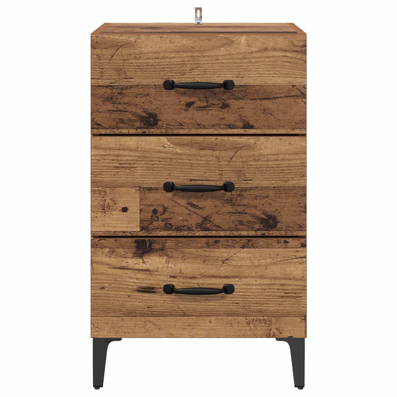 Bedside cabinet Old wood 40 x 40.5 x 66 cm