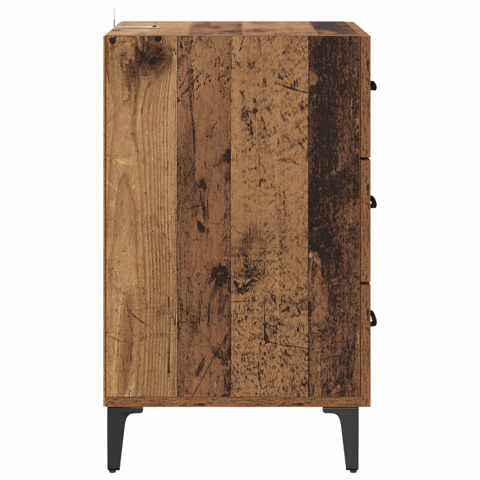 Bedside cabinet Old wood 40 x 40.5 x 66 cm
