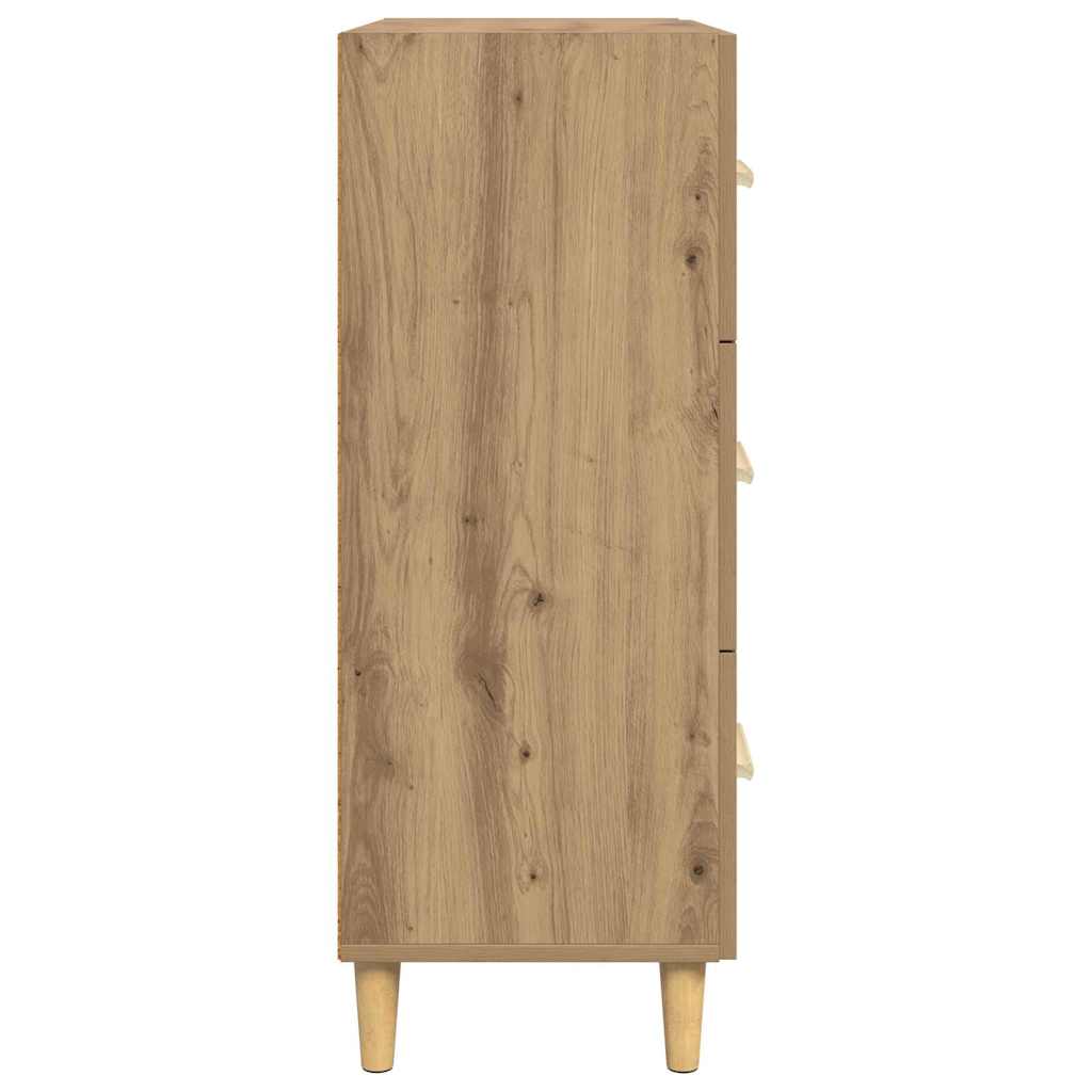 Kabalas artisano ąžuolo 34 x 69.5 x 90 cm Apdirbta mediena