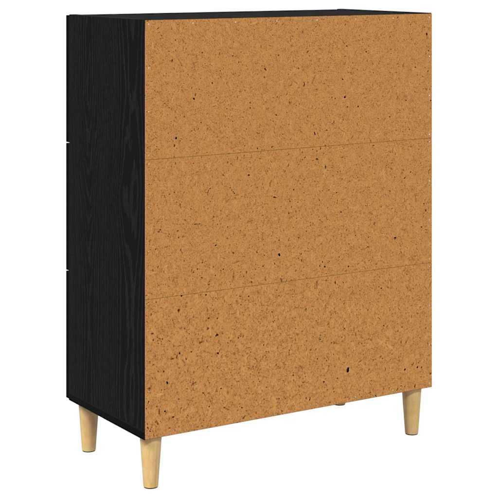 Kabalas juoda ąžuolo 34 x 69.5 x 90 cm Apdirbta mediena