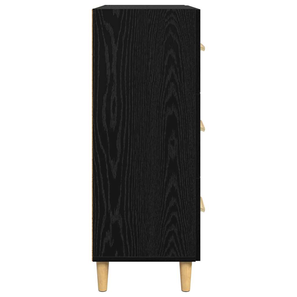 Kabalas juoda ąžuolo 34 x 69.5 x 90 cm Apdirbta mediena