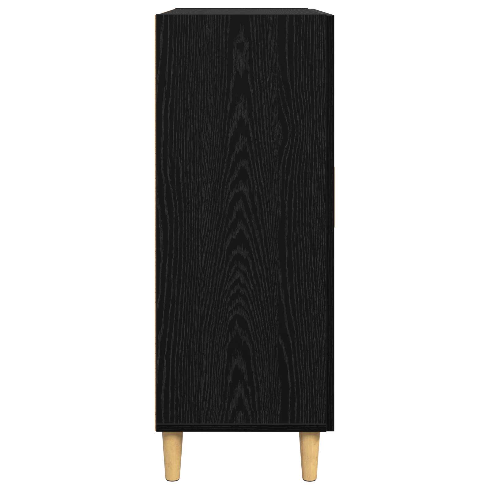 Kabalas melns ozols 34 x 69.5 x 90 cm Apstrādāts koks