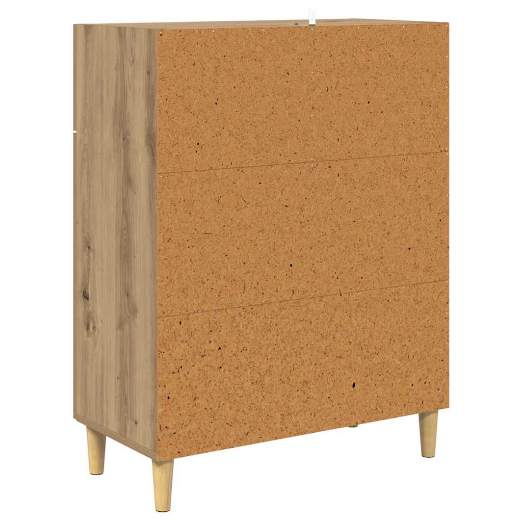 Kabalas artisano ąžuolo 34 x 69.5 x 89 cm Apdirbta mediena
