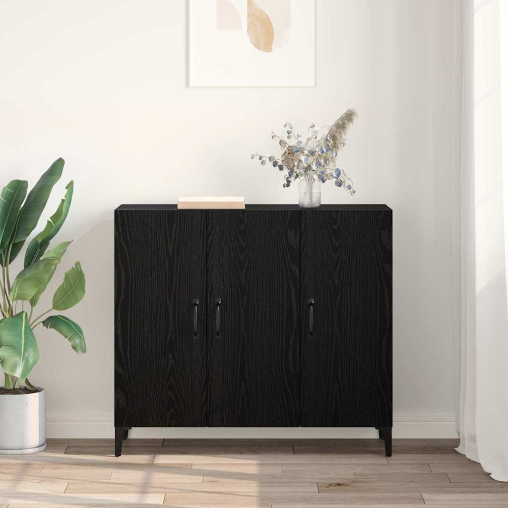 Kabalas juoda ąžuolo 34 x 90 x 80 cm Apdirbta mediena