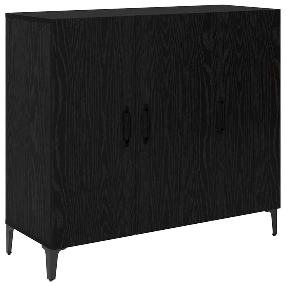 Kabalas juoda ąžuolo 34 x 90 x 80 cm Apdirbta mediena