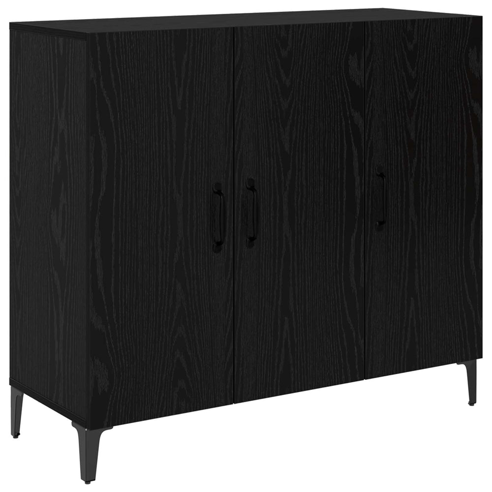 Kabalas juoda ąžuolo 34 x 90 x 80 cm Apdirbta mediena