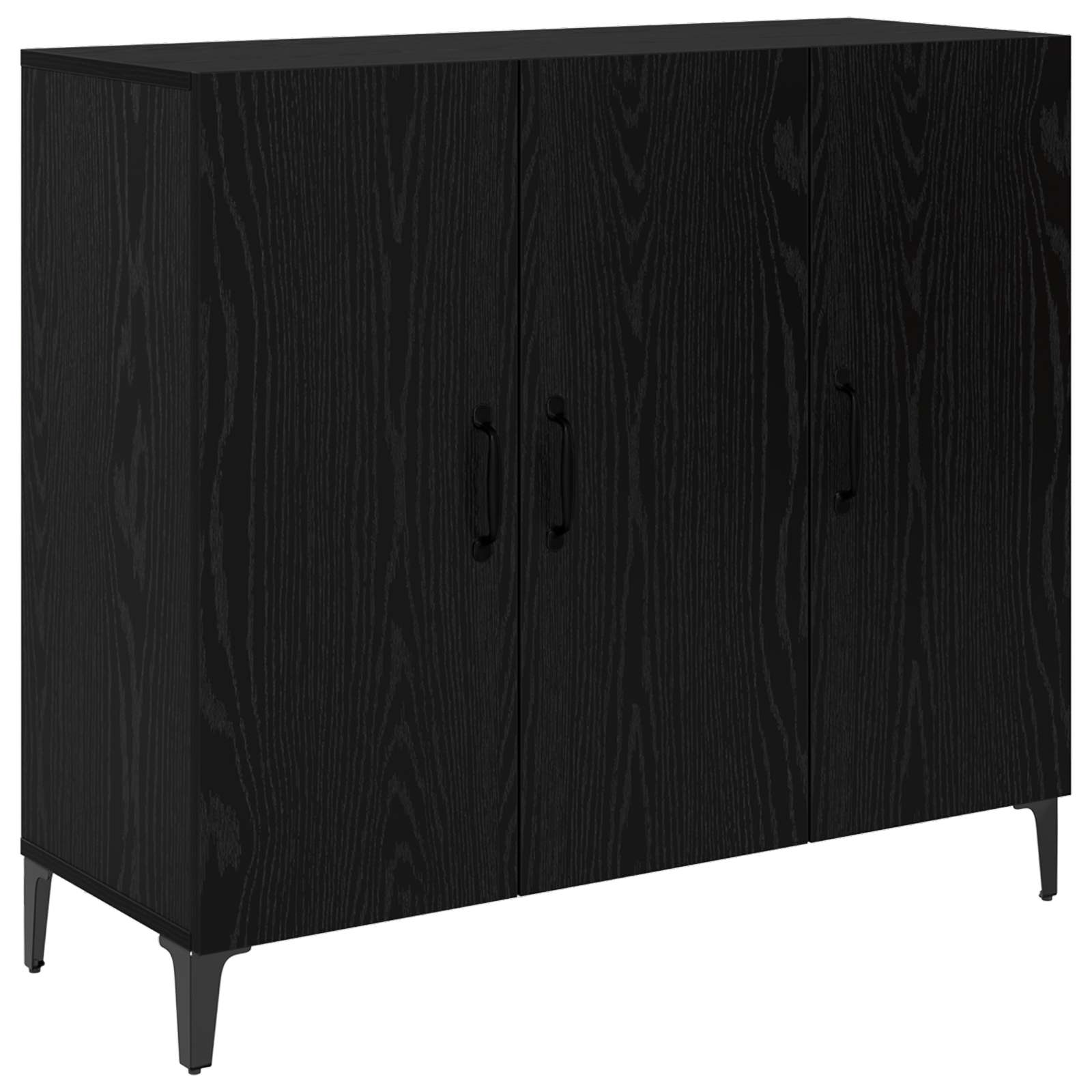 Kabalas juoda ąžuolo 34 x 90 x 80 cm Apdirbta mediena