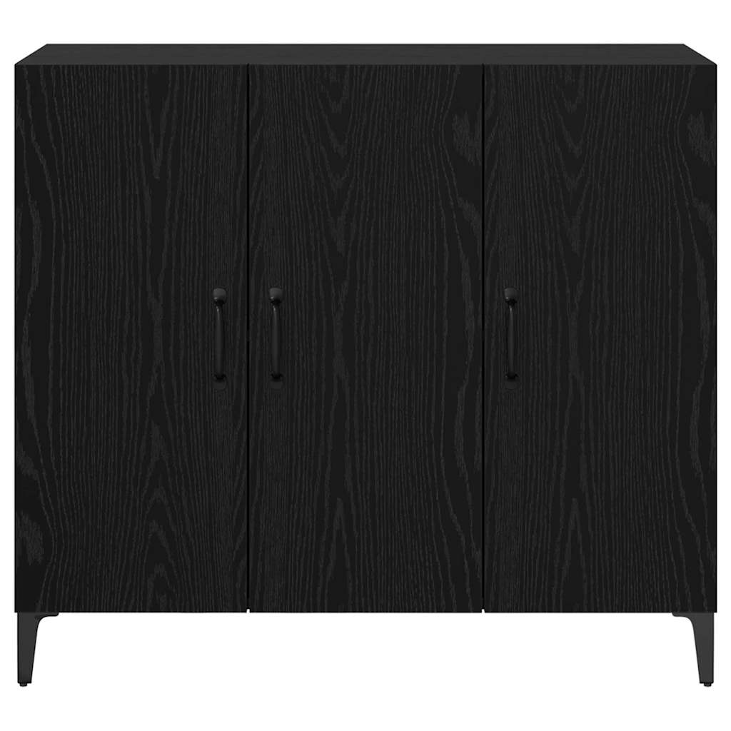 Kabalas juoda ąžuolo 34 x 90 x 80 cm Apdirbta mediena