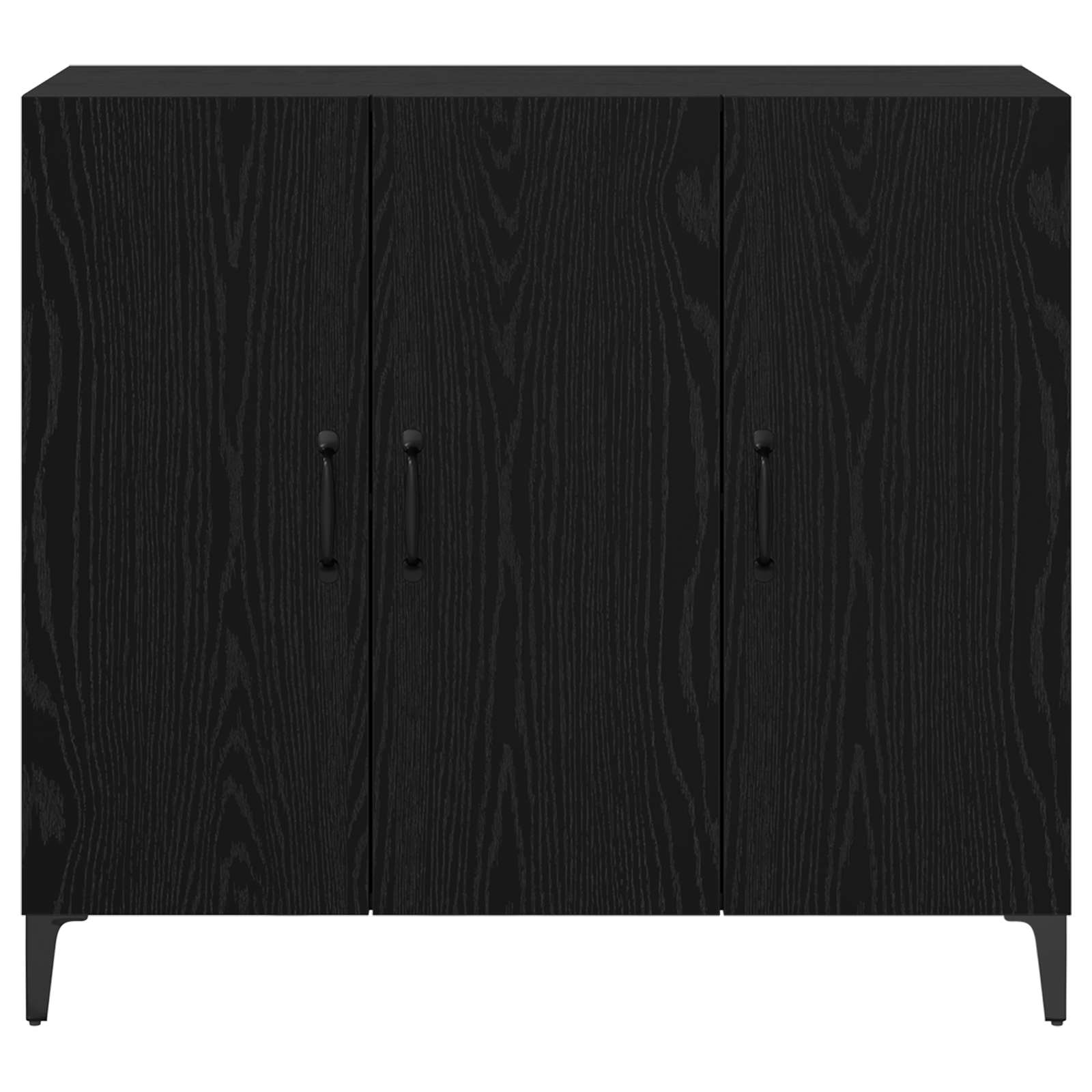 Kabalas juoda ąžuolo 34 x 90 x 80 cm Apdirbta mediena