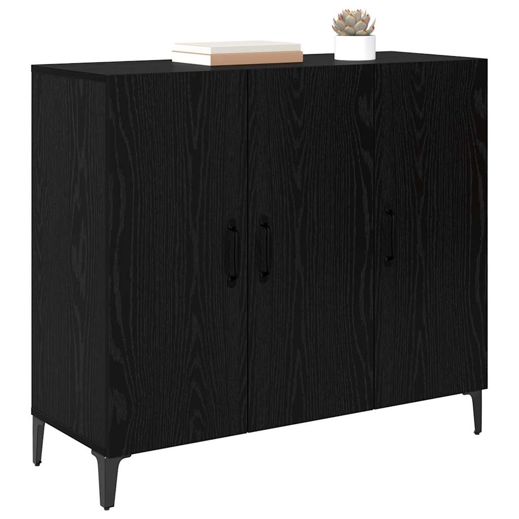 Kabalas juoda ąžuolo 34 x 90 x 80 cm Apdirbta mediena