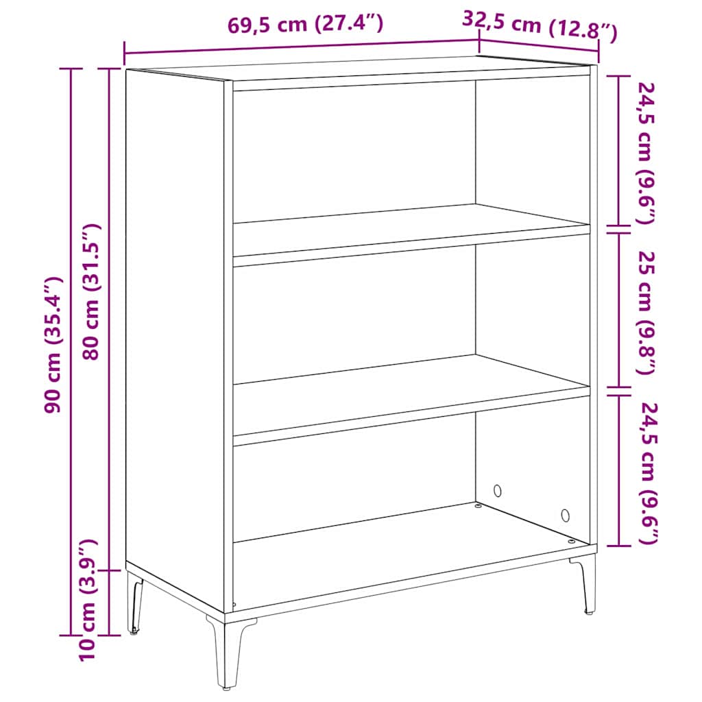 Kabalas Sena mediena 32.5 x 69.5 x 90 cm Apdirbta mediena