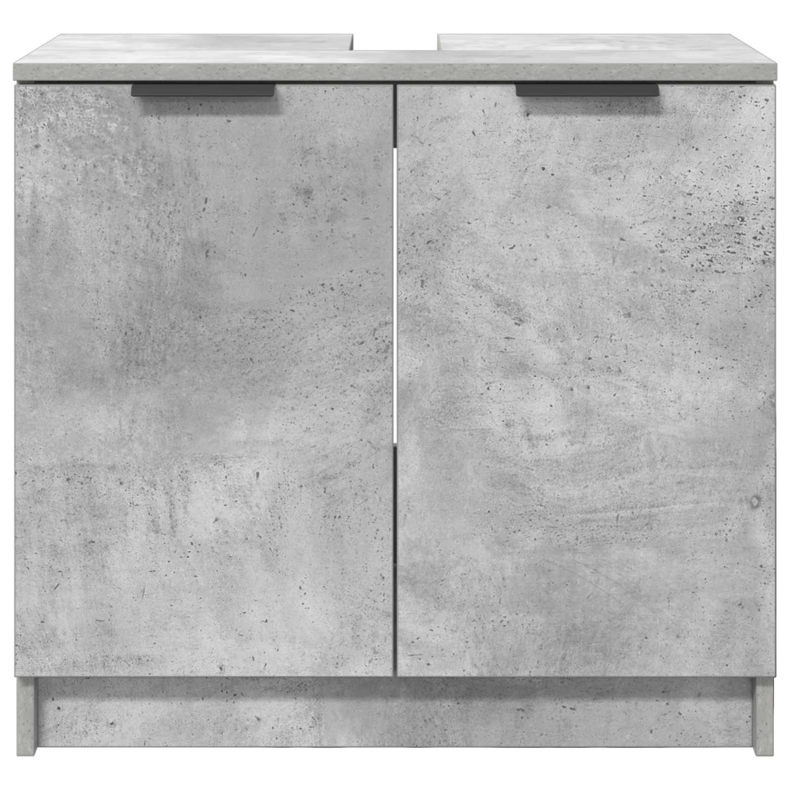 Vannas istabas skapītis ar uzglabāšanas vietu Betona pelēks 64,5 x 33,5 x 59 cm